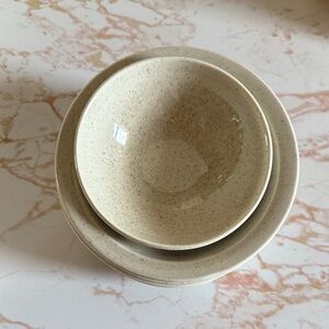 Set of Speckled Ceramic Bowls